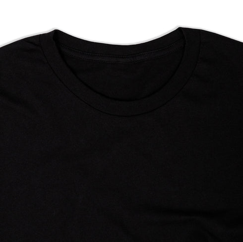 Bella Canvas 3001 Unisex T Shirts Black Close Up